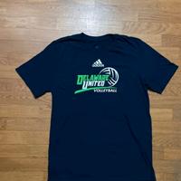 Maglietta adidas volleyball blu e verde