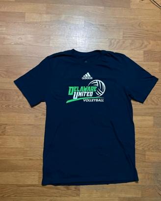 Maglietta adidas volleyball blu e verde