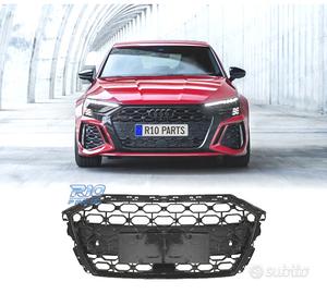 GRIGLIA AUDI A3 8Y 20- LOOK RS3 NERO LUCIDO