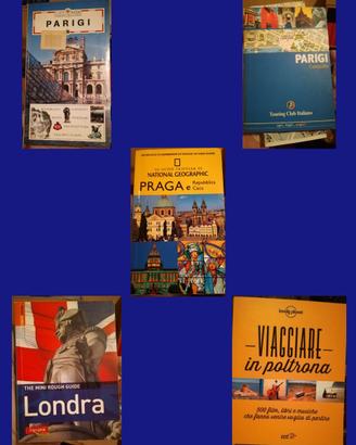 5 Libri di Guide e Viaggi Parigi, Londra e Praga