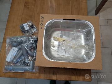 vasca lavandino in acciaio nuova