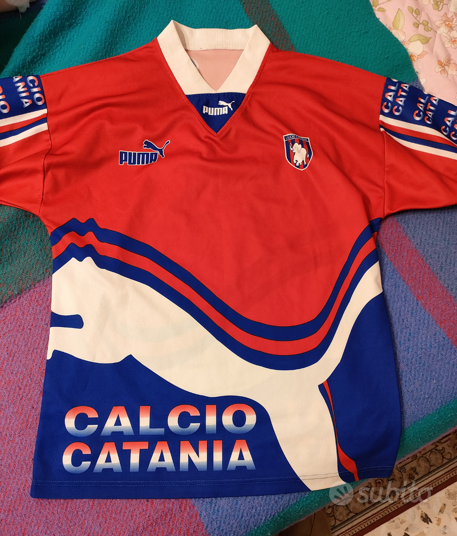 T shirt maglia calcio Catania puma vintage Abbigliamento e