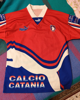 T shirt maglia calcio Catania puma vintage