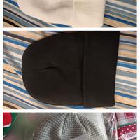 set 3 cappelli berretto inverno unisex