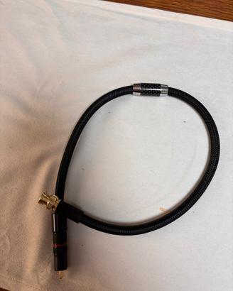 Cavo digitale coassiale in argento da 0,5 mt.