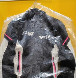 Giacca Moto Dainese Air Frame D1 Nero/Bianco/Rosa