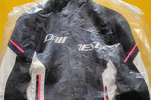 Giacca Moto Dainese Air Frame D1 Nero/Bianco/Rosa