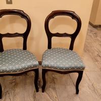 Coppia di sedie Luigi Filippo 
