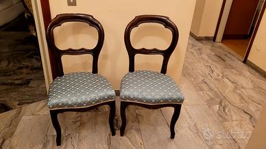 Coppia di sedie Luigi Filippo 