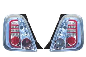 FANALI FIAT 500 07- LED FONDO CROMATO