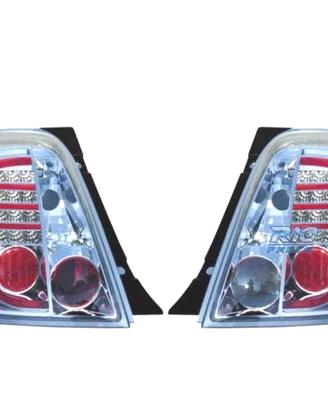 FANALI FIAT 500 07- LED FONDO CROMATO