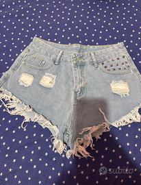 Pantaloncino jeans donna