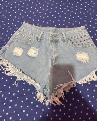 Pantaloncino jeans donna