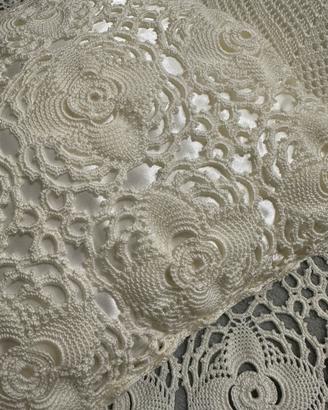 Coperta / Copriletto in  cotone uncinetto