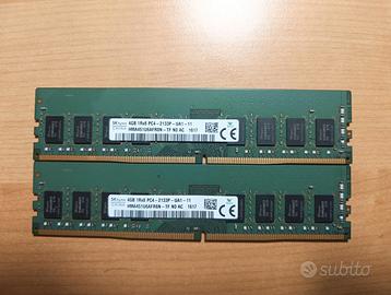 RAM Memoria 8GB (4 x 2) DDR4-2133 SK Hynix