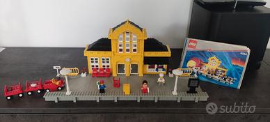 Lego city stazione vintage 4554