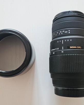 Obiettivo Sigma DG 70-300 mm f1:4-5.6 Per Sony