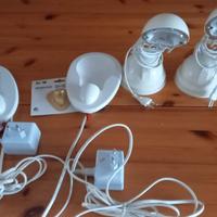 Lampade da tavolo/muro  + lampadine di ricambio