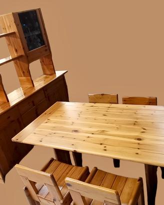 Set pranzo design italiano modernariato 