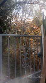 Cancello da giardino ferro zincato