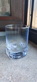 Set 6 cchieri whisky acqua vintage vetro pesante c