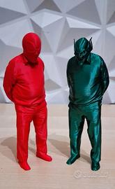 Statuette Umarell Versione Star Wars & Spiderman