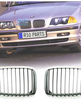 GRIGLIA BMW E46 BERLINA 98-01 COMPACT 00-05 CROMO
