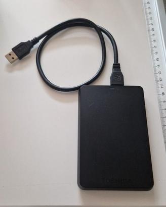 HD esterno 500 GB TOSHIBA