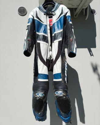 Tuta Moto Intera in Pelle SPYKE - Taglia 50