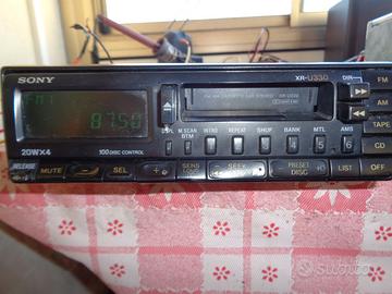 autoradio vintage sony xr u330 ricambi