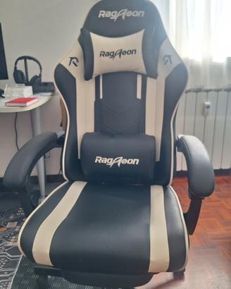 Sedia Gaming RagAoon ergonomica  pari al nuovo