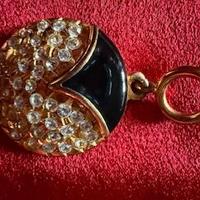 Braccialetto vintage firmato dorato/smalto raro