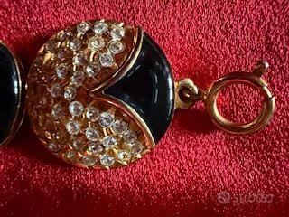 Braccialetto vintage firmato dorato/smalto raro