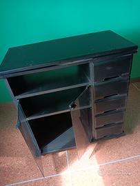 mobiletto  vintage porta TV e dischi 