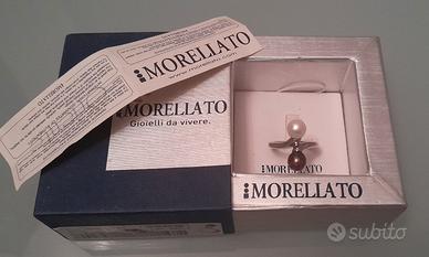 #ANELLO #MORELLATO CON #PERLE e #certificato