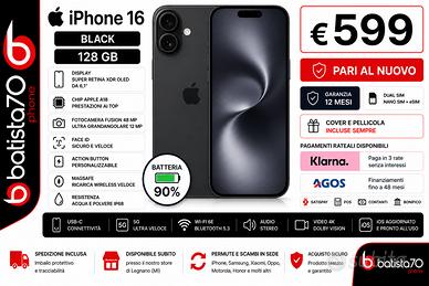 Apple iPhone 16 Black 128 GB