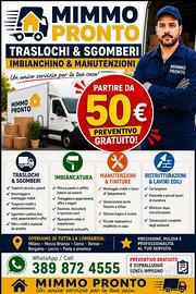 Traslochi/ sgombero/ imbianchino/ falegname