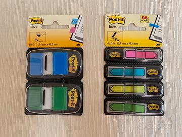 Post it INDEX blu e verde
