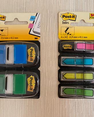 Post it INDEX blu e verde