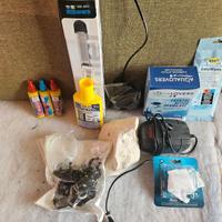 Accessori acquario (Riscaldatore,carbone+ varie)