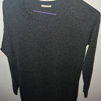 Maglioncino leggero lungo grigio scuro Intimissimi