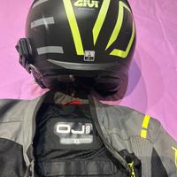 Coppia giubbini caschi e interphone moto