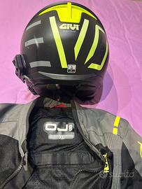 Coppia giubbini caschi e interphone moto