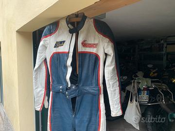 Tuta in pelle da donna tg 42/44 anni 80