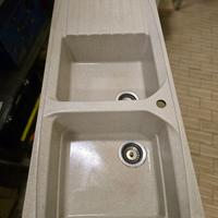 Lavello a incasso reversibile fragranite