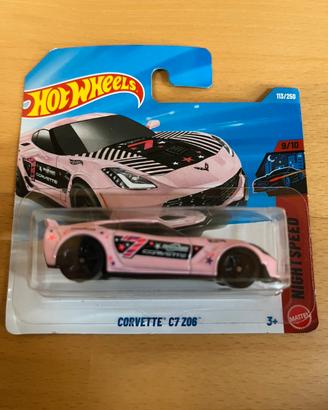 Hot Wheels Corvette C7 Z06 Rosa