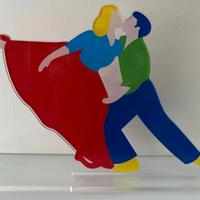 MARCO LODOLA 🔴 "Dance white me" Scultura 