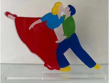 MARCO LODOLA 🔴 "Dance white me" Scultura 