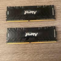 RAM Kingston Fury Renegade 16gb (8x2) RGB 3200MHz