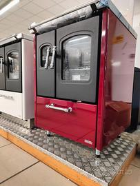 Cucina a legna Smart 60S VENTILATA ROSSO| Cadel